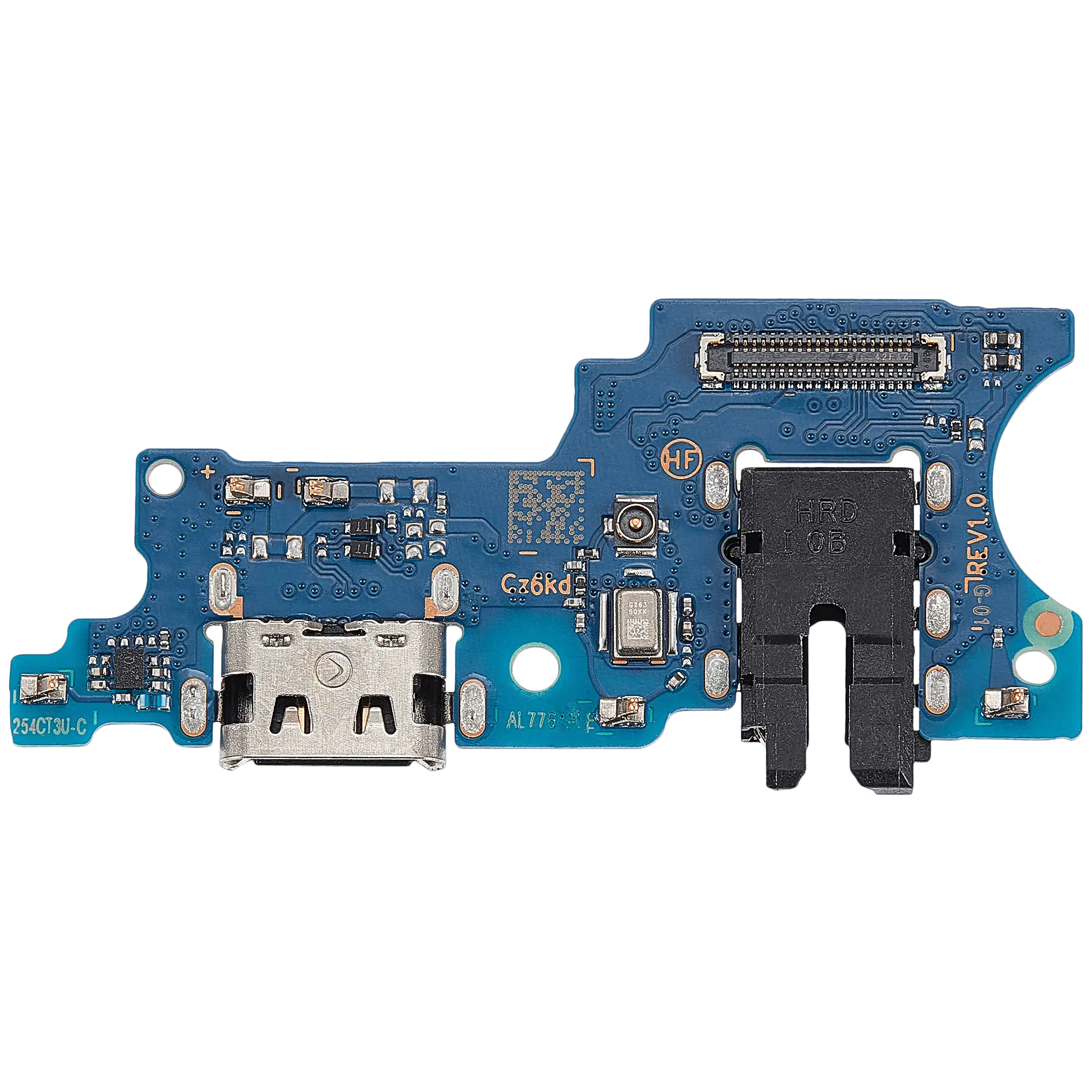 Charging Port Board With Headphone Jack For Samsung Galaxy A07 4G (A075 / 2025) (Premium) replacement part product image 1 - SKU 107182116589