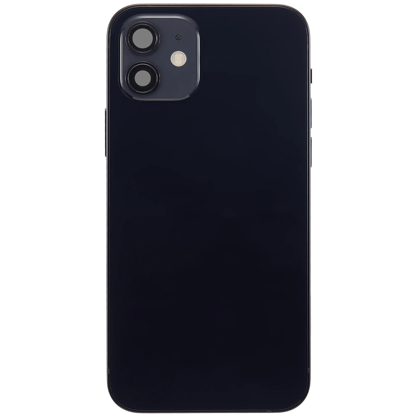 Back Housing W/ Charging Port Flex & Small Parts For iPhone 12 Mini (EU / Global Version) (Used OEM Pull: Grade A) (Black)