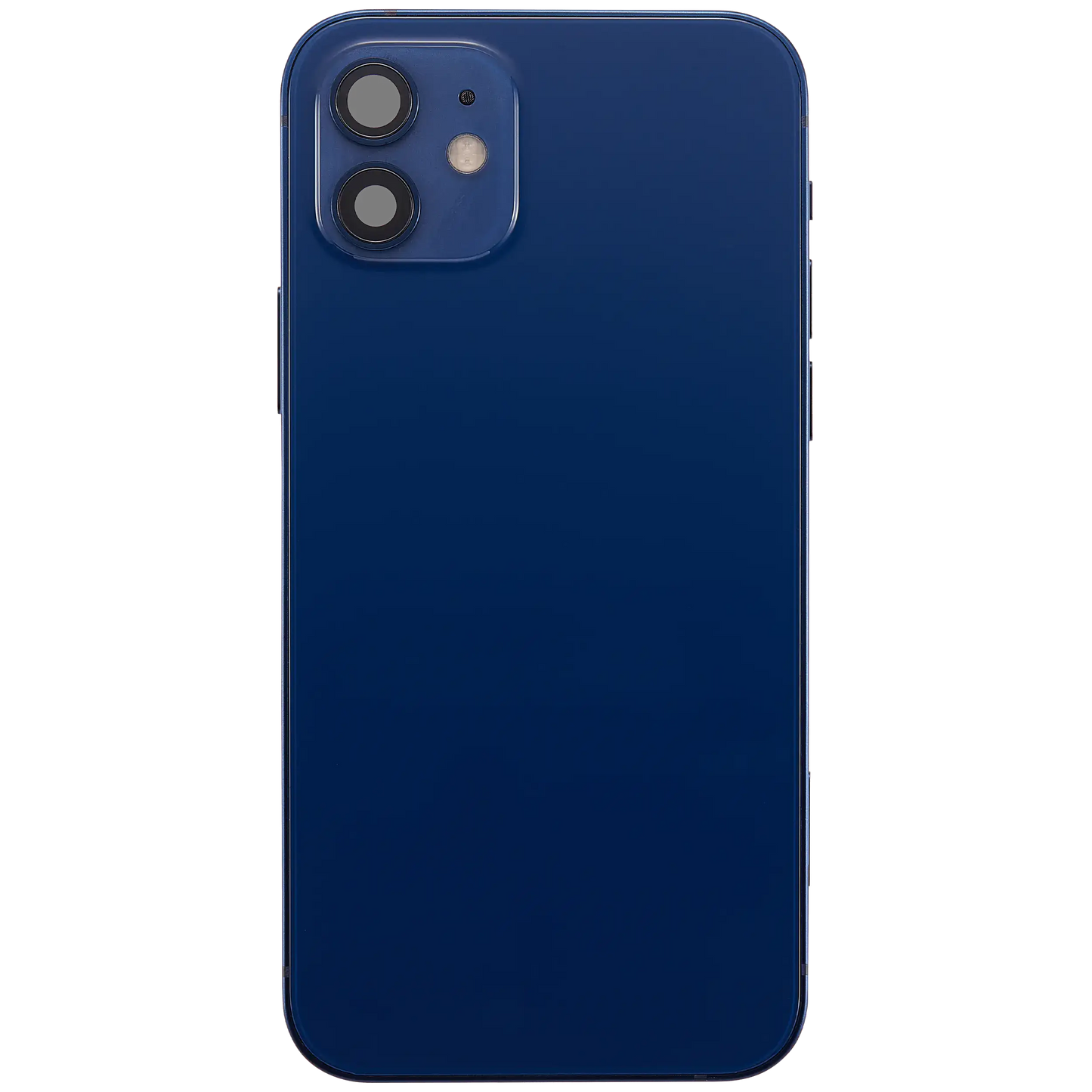 Back Housing W/ Charging Port Flex & Small Parts For iPhone 12 Mini (EU / Global Version) (Used OEM Pull: Grade B) (Blue)