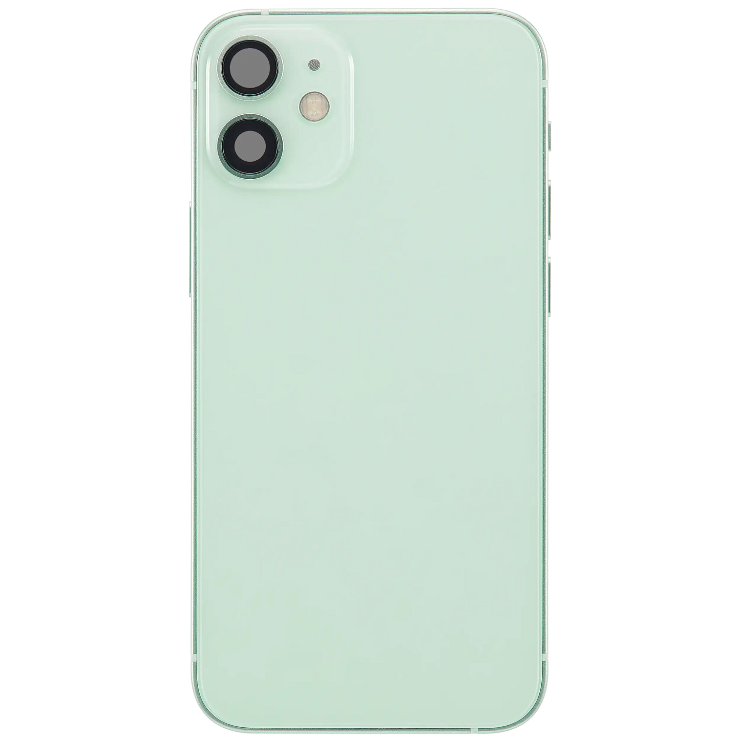 Back Housing W/ Charging Port Flex & Small Parts For iPhone 12 Mini (US Version) (Used OEM Pull: Grade A) (Green)