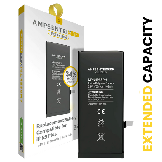 Replacement Battery For iPhone 6S Plus (AmpSentrix Pro Extended)