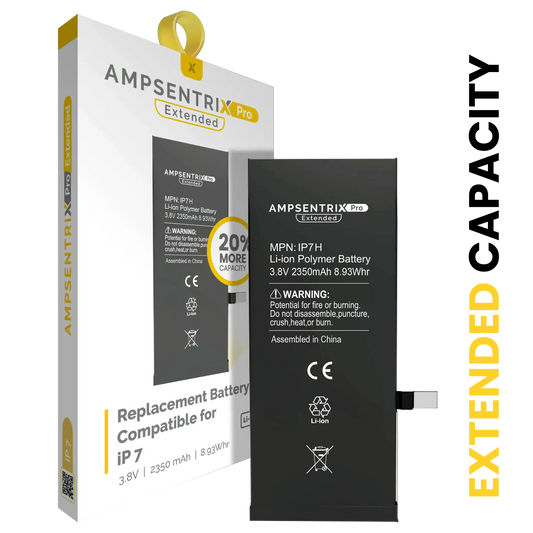 Replacement Battery For iPhone 7 (AmpSentrix Pro Extended)