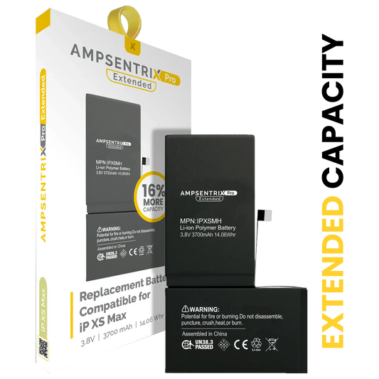 Replacement Battery For iPhone XS Max (AmpSentrix Pro Extended)