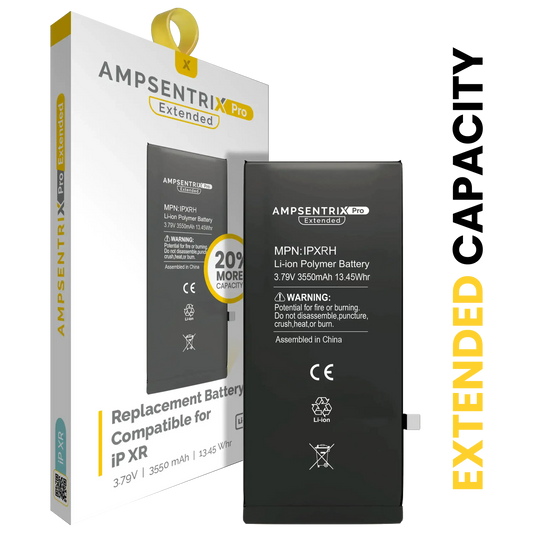 Replacement Battery For iPhone XR (AmpSentrix Pro Extended)
