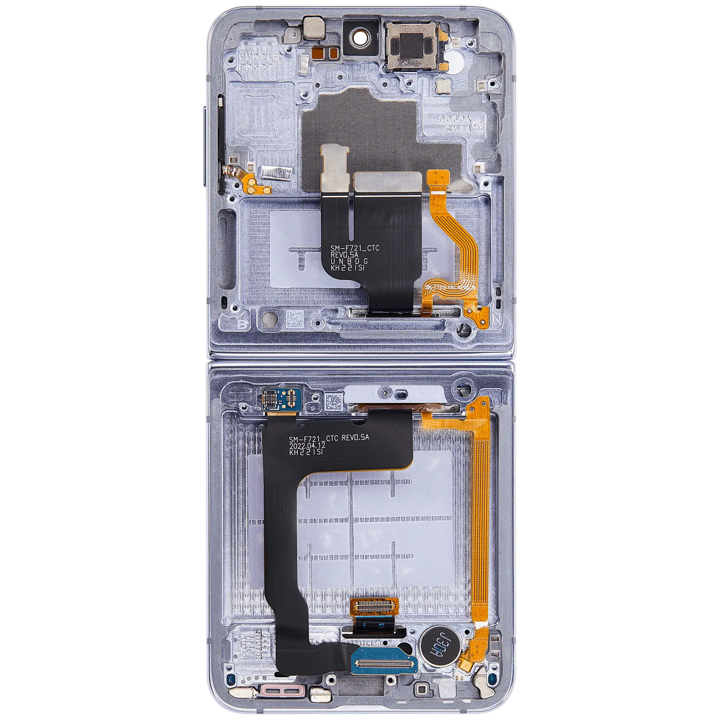 Buy Inner OLED Assembly With Frame For Samsung Galaxy Z Flip 4 5G (US & International Version) (Refurbished) (Blue) - High Quality Replacement Part - View 9 | TechDrip Canada