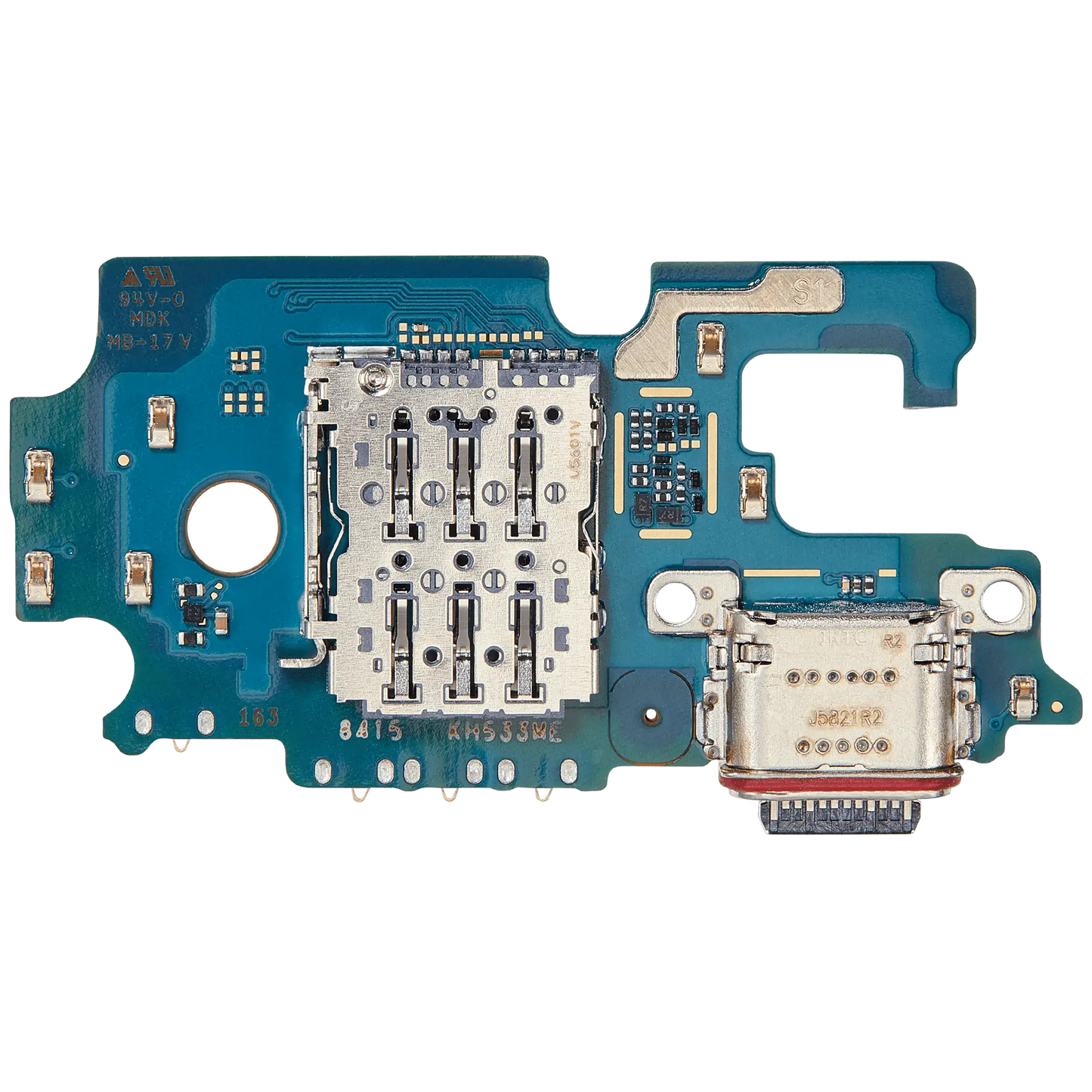 Charging Port Board With Sim Card Reader For Samsung Galaxy S25 FE 5G (S731U) (US Version) (Premium)