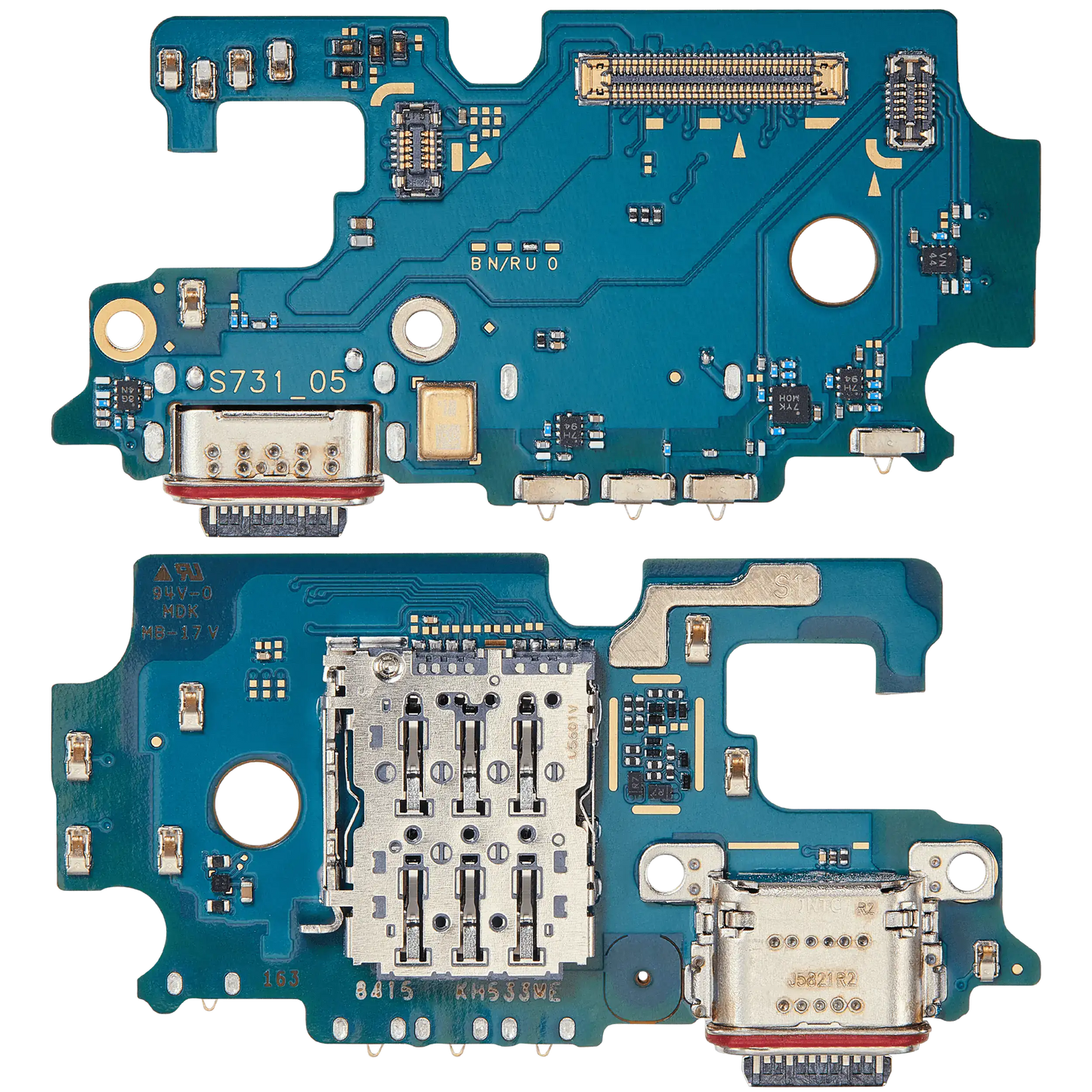 Charging Port Board With Sim Card Reader For Samsung Galaxy S25 FE 5G (S731U) (US Version) (Premium)