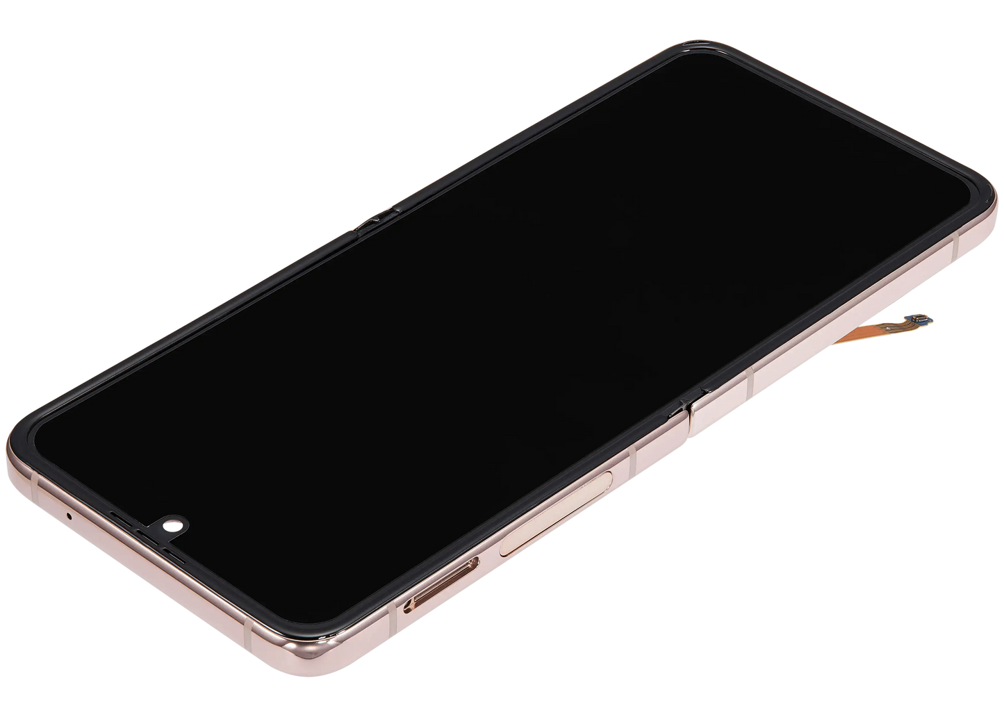 Buy Inner OLED Assembly With Frame Compatible For Samsung Galaxy Z Flip 4 5G (F721) (US & International Version) (Aftermarket Plus) (Pink Gold) - High Quality Replacement Part - View 10 | TechDrip Canada