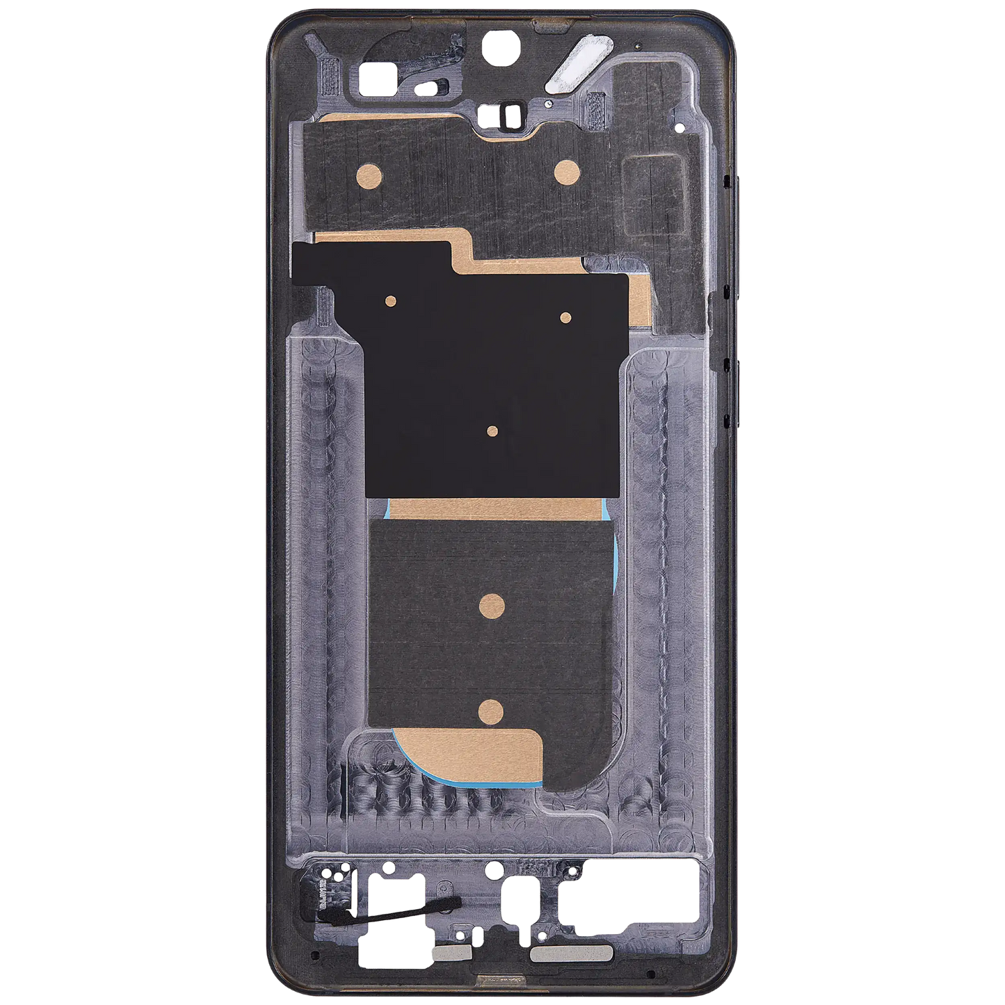 Mid-Frame Housing Compatible For Samsung Galaxy S25 Edge 5G (US & International Version) (Titanium Jetblack)