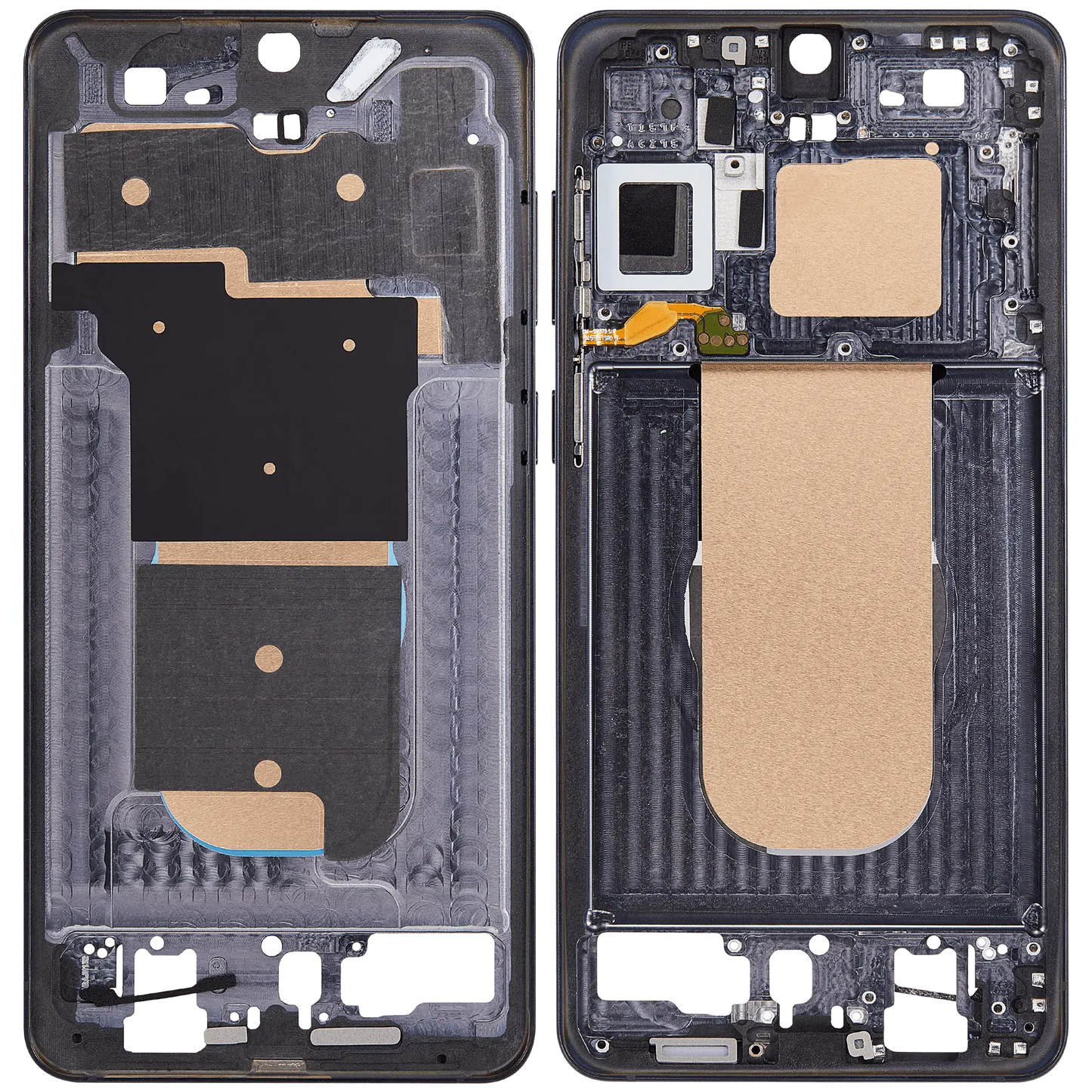 Mid-Frame Housing Compatible For Samsung Galaxy S25 Edge 5G (US & International Version) (Titanium Jetblack)