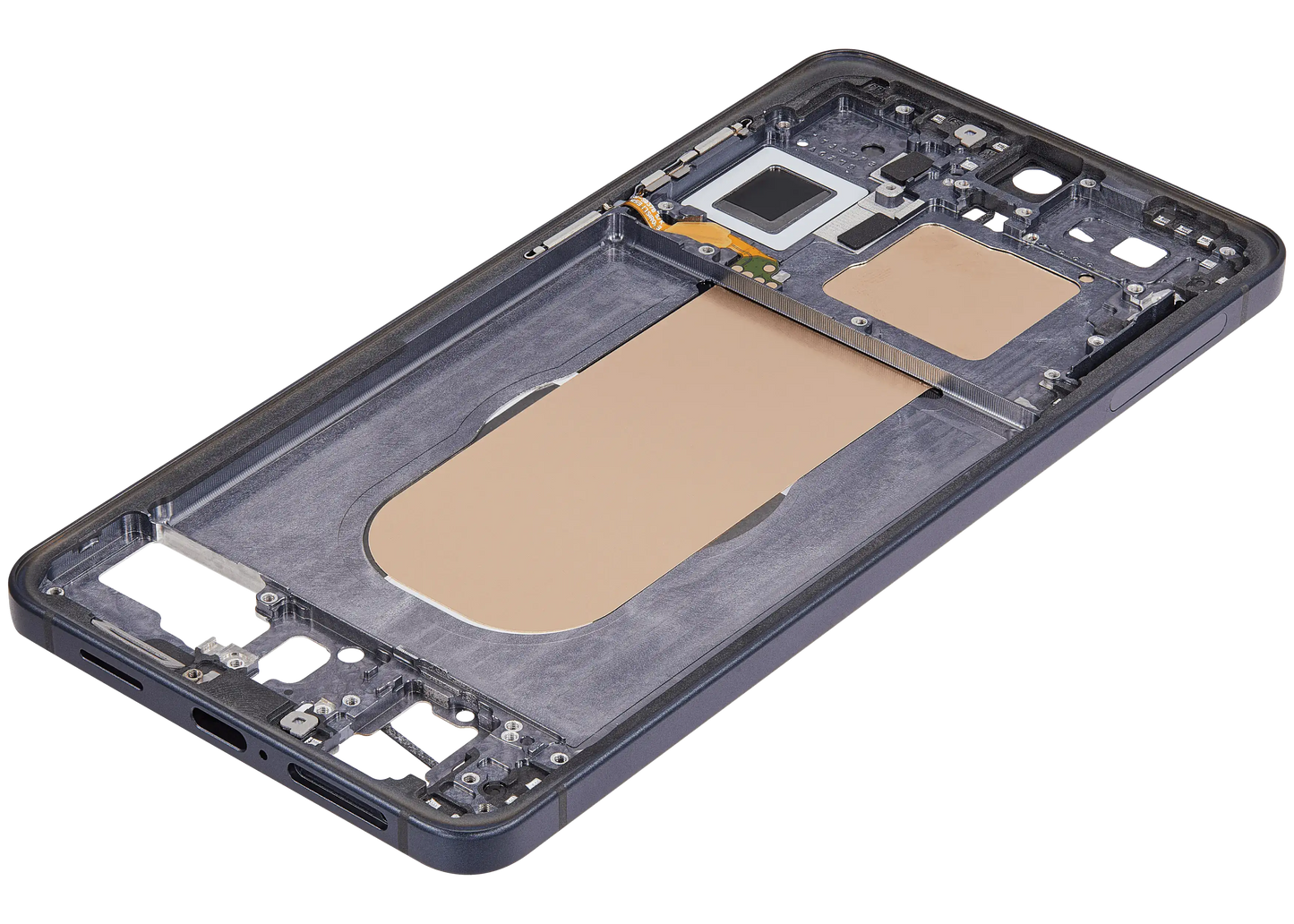 Mid-Frame Housing Compatible For Samsung Galaxy S25 Edge 5G (US & International Version) (Titanium Jetblack)
