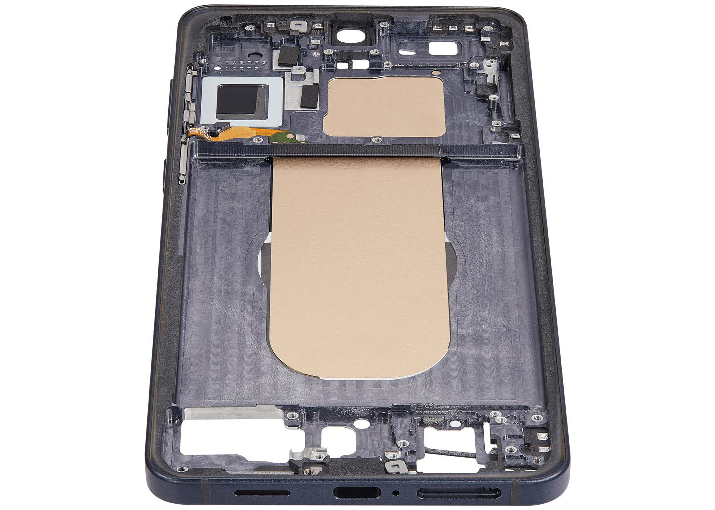 Mid-Frame Housing Compatible For Samsung Galaxy S25 Edge 5G (US & International Version) (Titanium Jetblack)