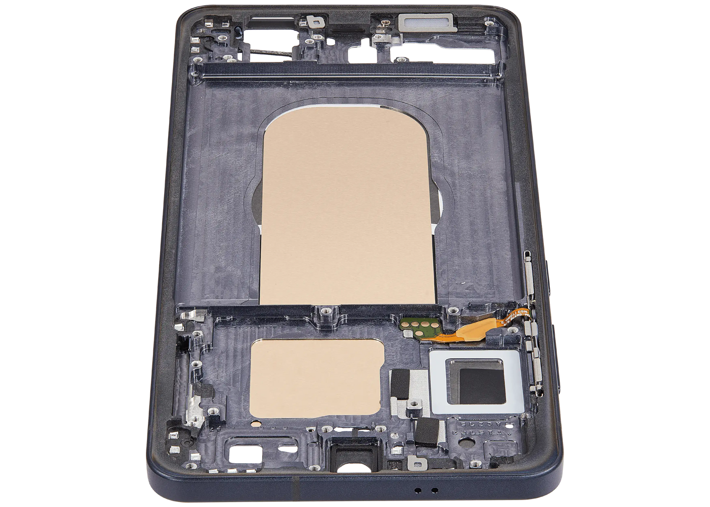 Mid-Frame Housing Compatible For Samsung Galaxy S25 Edge 5G (US & International Version) (Titanium Jetblack)