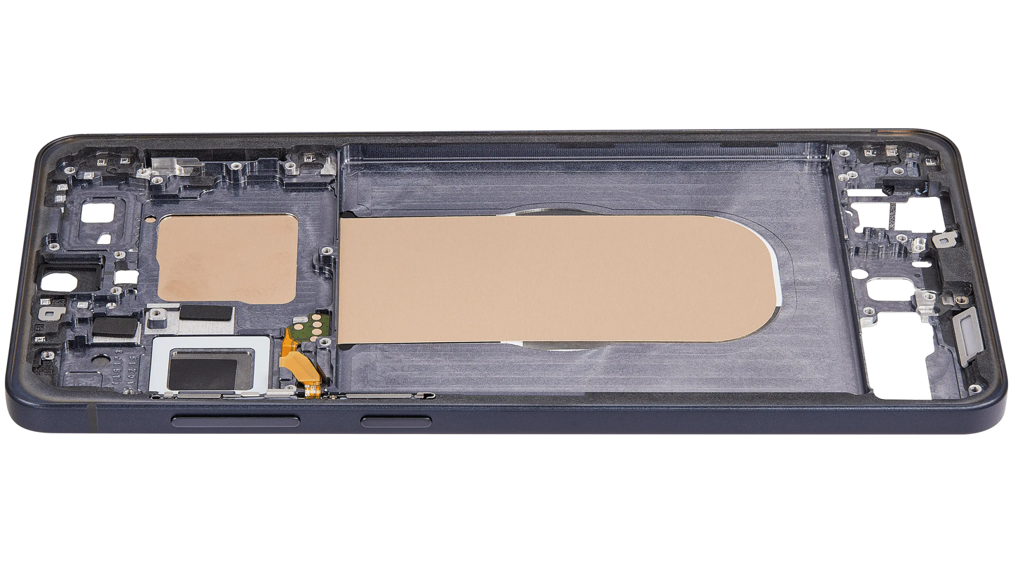 Mid-Frame Housing Compatible For Samsung Galaxy S25 Edge 5G (US & International Version) (Titanium Jetblack)