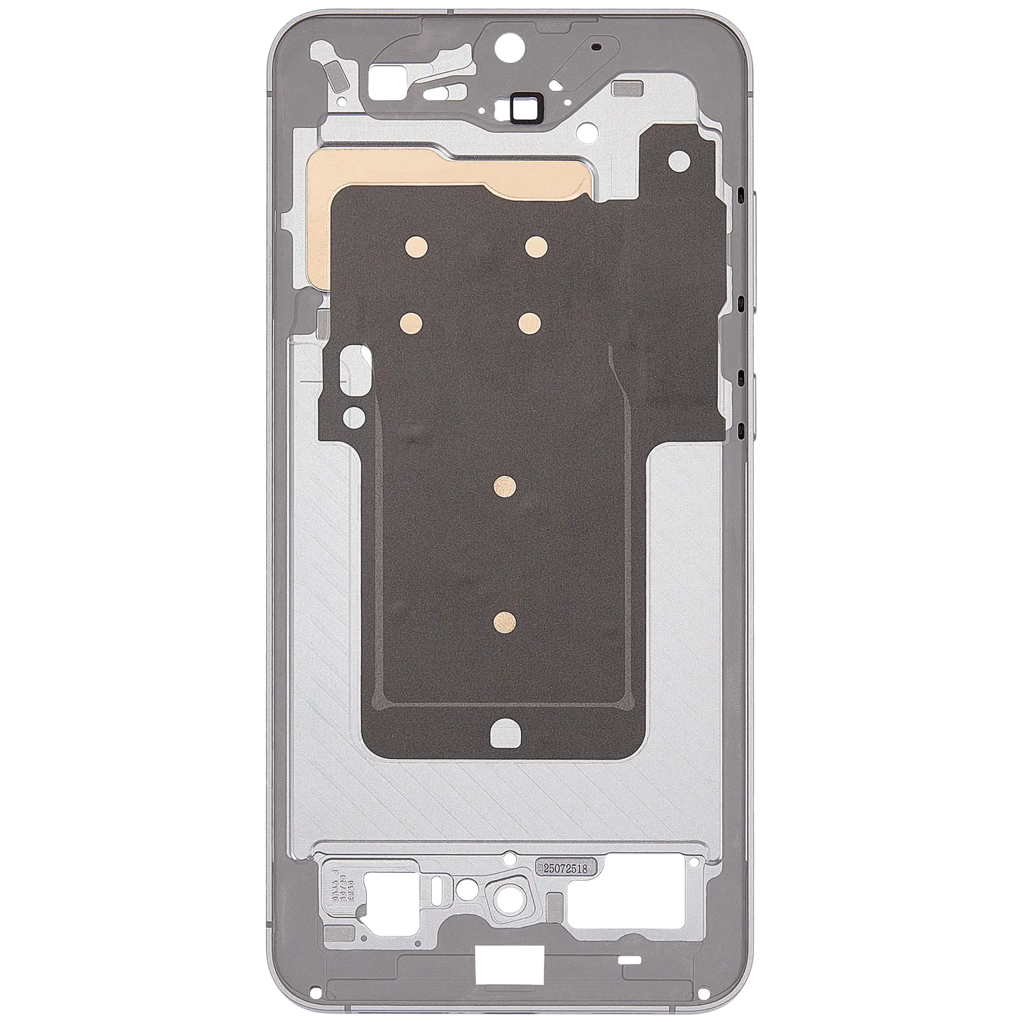 Mid-Frame Housing Compatible For Samsung Galaxy S25 FE 5G (US & International Version) (Icyblue / White)