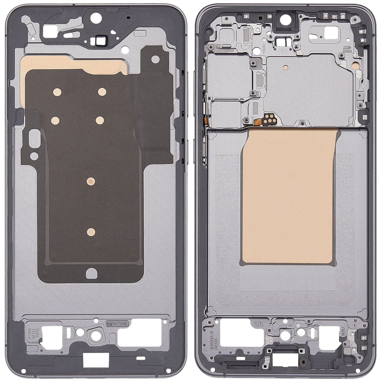 Mid-Frame Housing Compatible For Samsung Galaxy S25 FE 5G (US & International Version) (Jetblack / Navy)