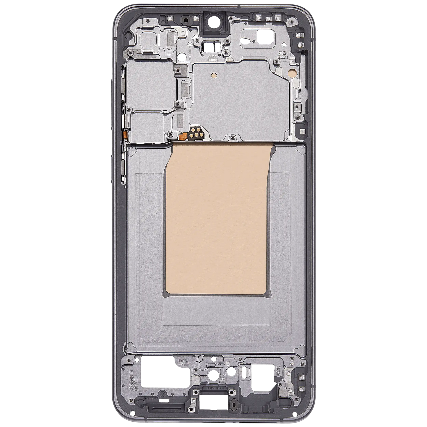 Mid-Frame Housing Compatible For Samsung Galaxy S25 FE 5G (US & International Version) (Jetblack / Navy)