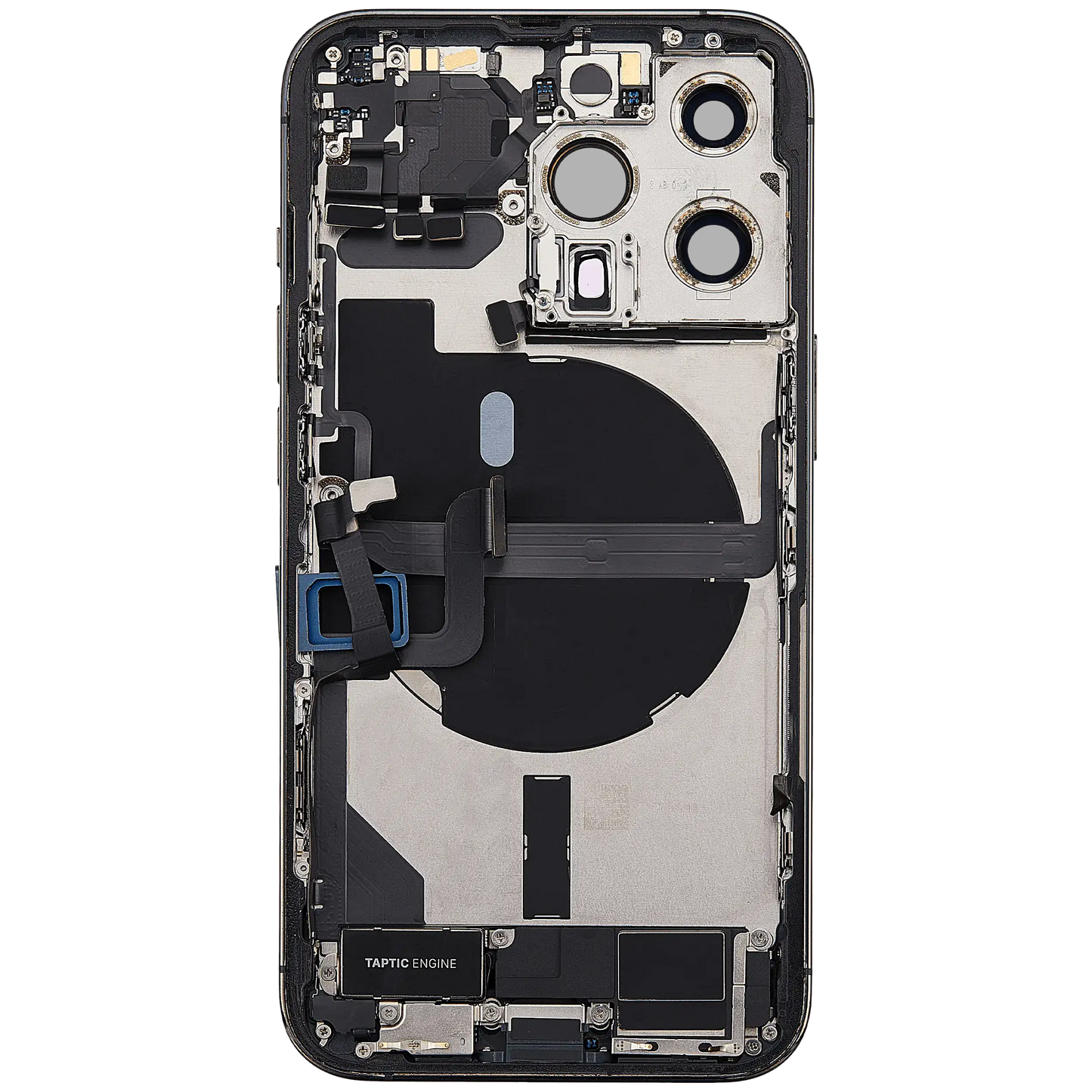 Back Housing W/ Charging Port Flex & Small Parts For iPhone 13 Pro (EU / Global Version) (Used OEM Pull: Grade A) (Alpine Green)