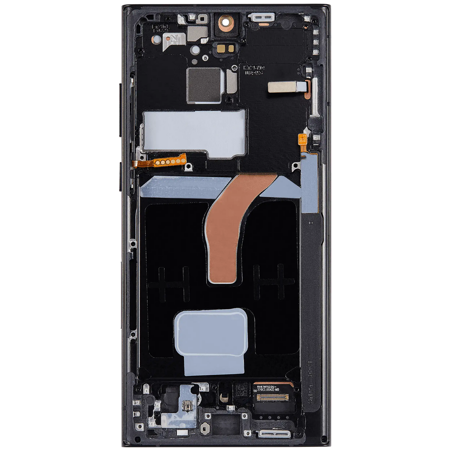 OLED Assembly With Frame For Samsung Galaxy S22 Ultra 5G (US & International Version) (Aftermarket Pro) (120Hz) (Graphite / Sky Blue / Red)