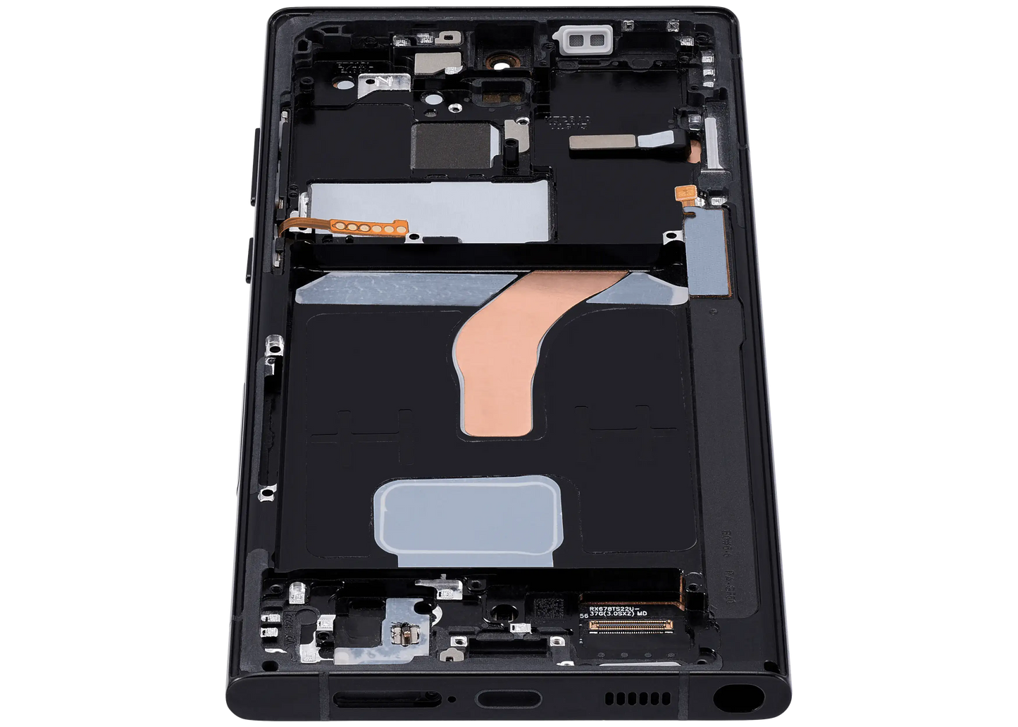 OLED Assembly With Frame For Samsung Galaxy S22 Ultra 5G (US & International Version) (Aftermarket Pro) (120Hz) (Graphite / Sky Blue / Red)