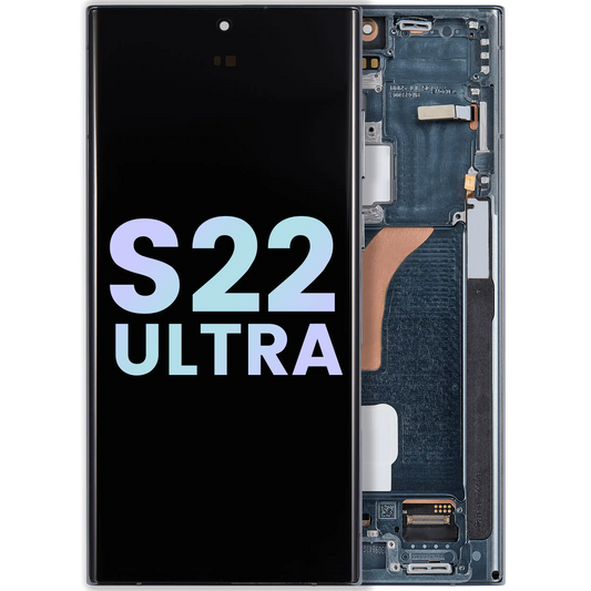 OLED Assembly With Frame For Samsung Galaxy S22 Ultra 5G (Service Pack) (Green)
