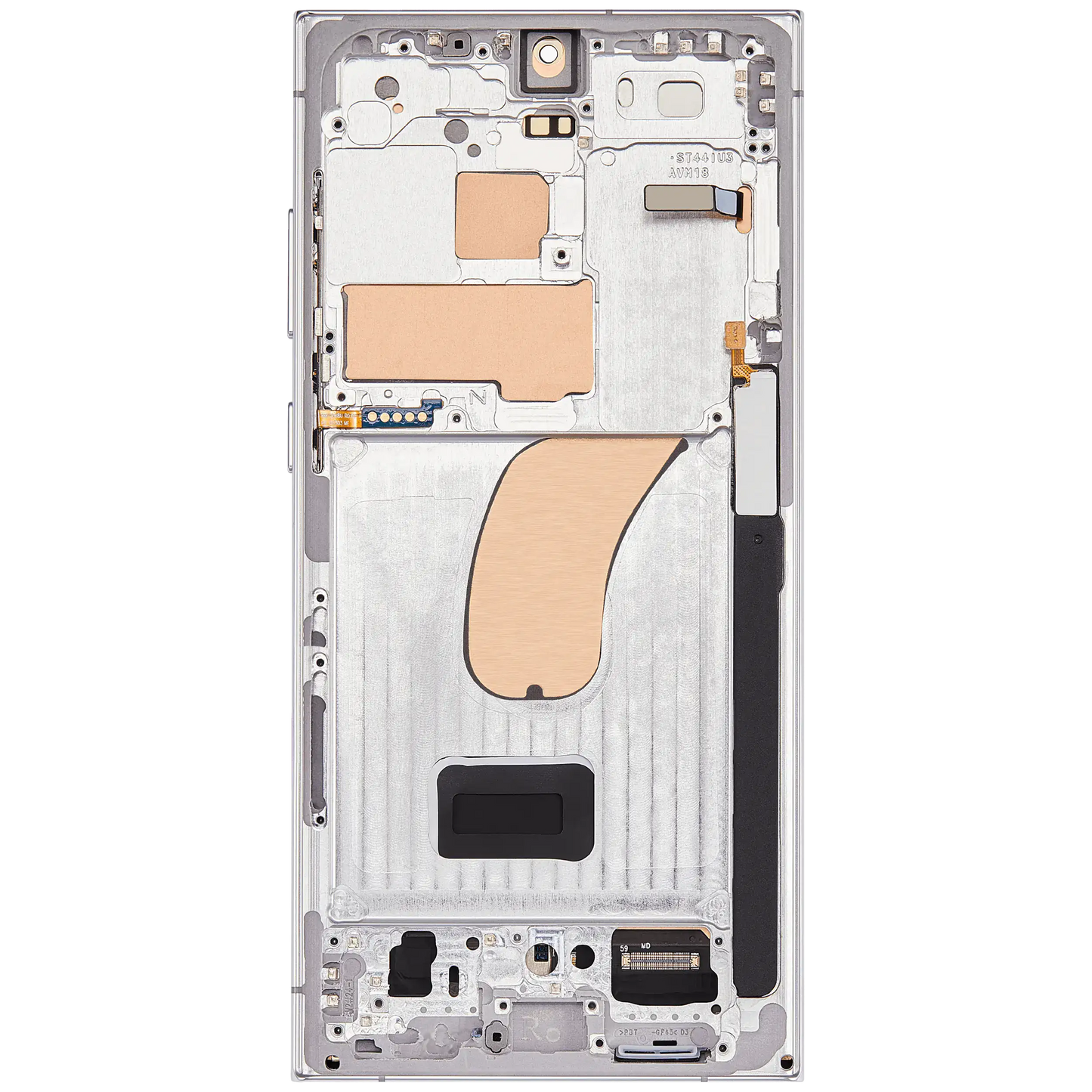 OLED Assembly With Frame For Samsung Galaxy S23 Ultra 5G (US & International) (Service Pack) (Sky Blue & Lime)