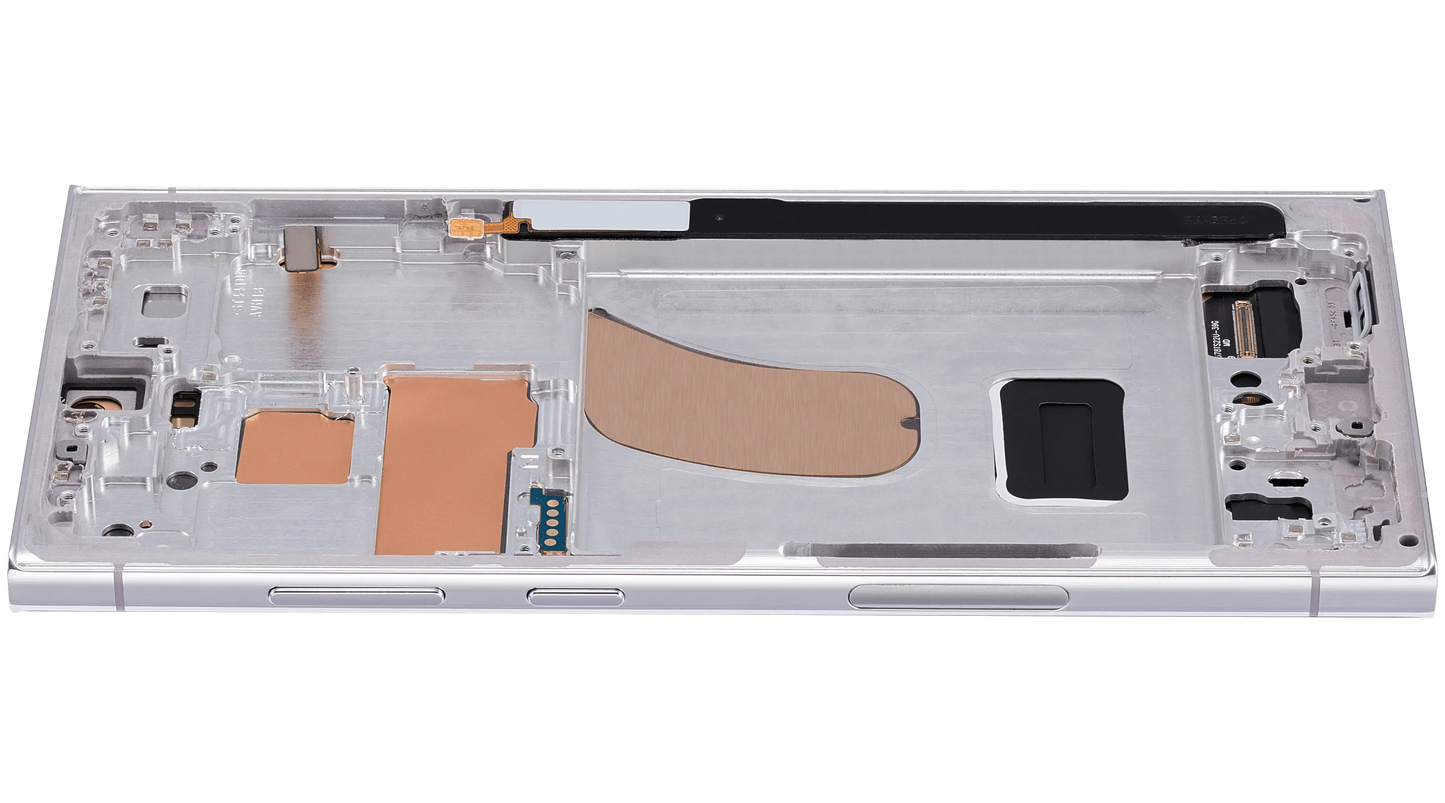 OLED Assembly With Frame For Samsung Galaxy S23 Ultra 5G (US & International) (Service Pack) (Sky Blue & Lime)