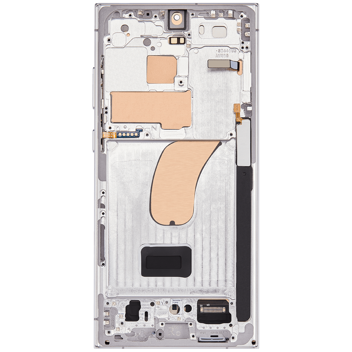 OLED Assembly With Frame For Samsung Galaxy S23 Ultra (US & International) (Aftermarket Pro) (120Hz) (Sky Blue)