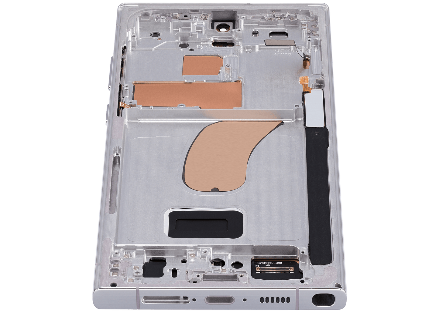 OLED Assembly With Frame For Samsung Galaxy S23 Ultra (US & International) (Aftermarket Pro) (120Hz) (Sky Blue)