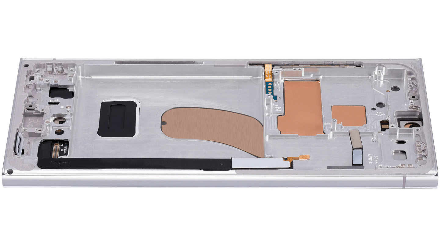 OLED Assembly With Frame For Samsung Galaxy S23 Ultra (US & International) (Aftermarket Pro) (120Hz) (Sky Blue)