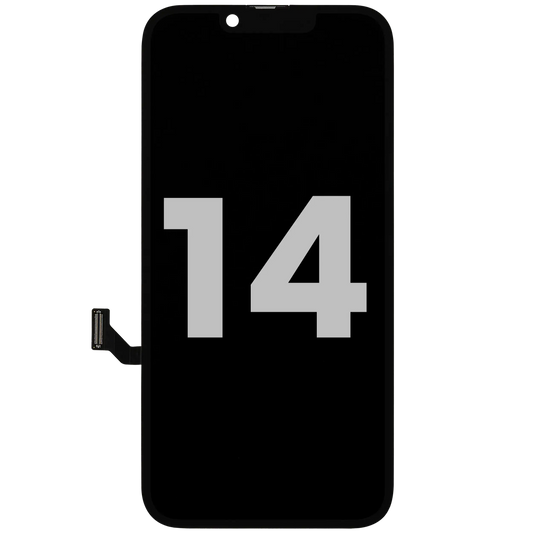 OLED Assembly For iPhone 14 with Light Sensor Flex Cable (Used OEM Pull: Grade A)