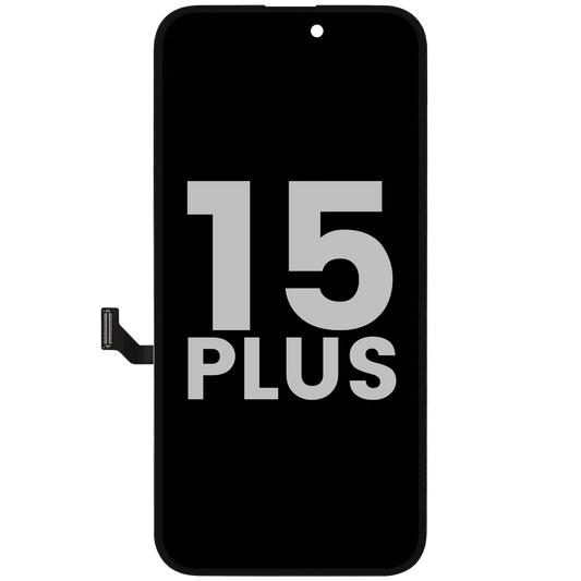 OLED Assembly For iPhone 15 Plus with Light Sensor Flex Cable (Used OEM Pull: Grade A)