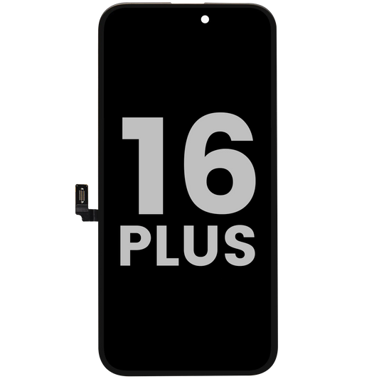 OLED Assembly Compatible For iPhone 16 Plus with Light Sensor Flex Cable (Used OEM Pull: Grade A)