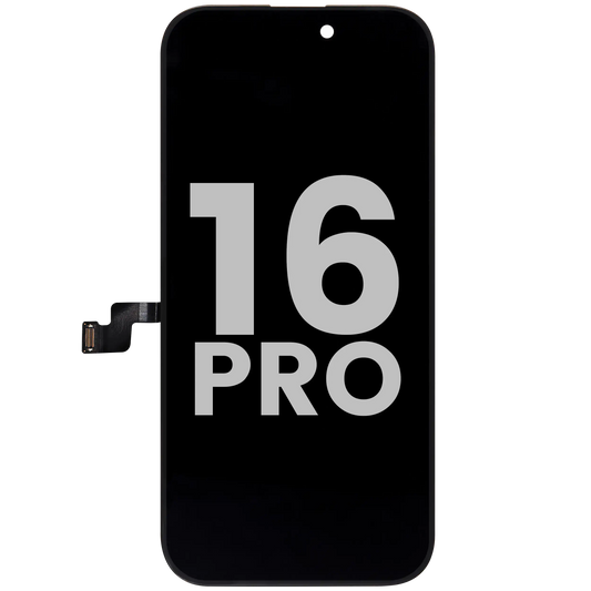 OLED Assembly Compatible For iPhone 16 Pro with Light Sensor Flex Cable (Used OEM Pull: Grade A)