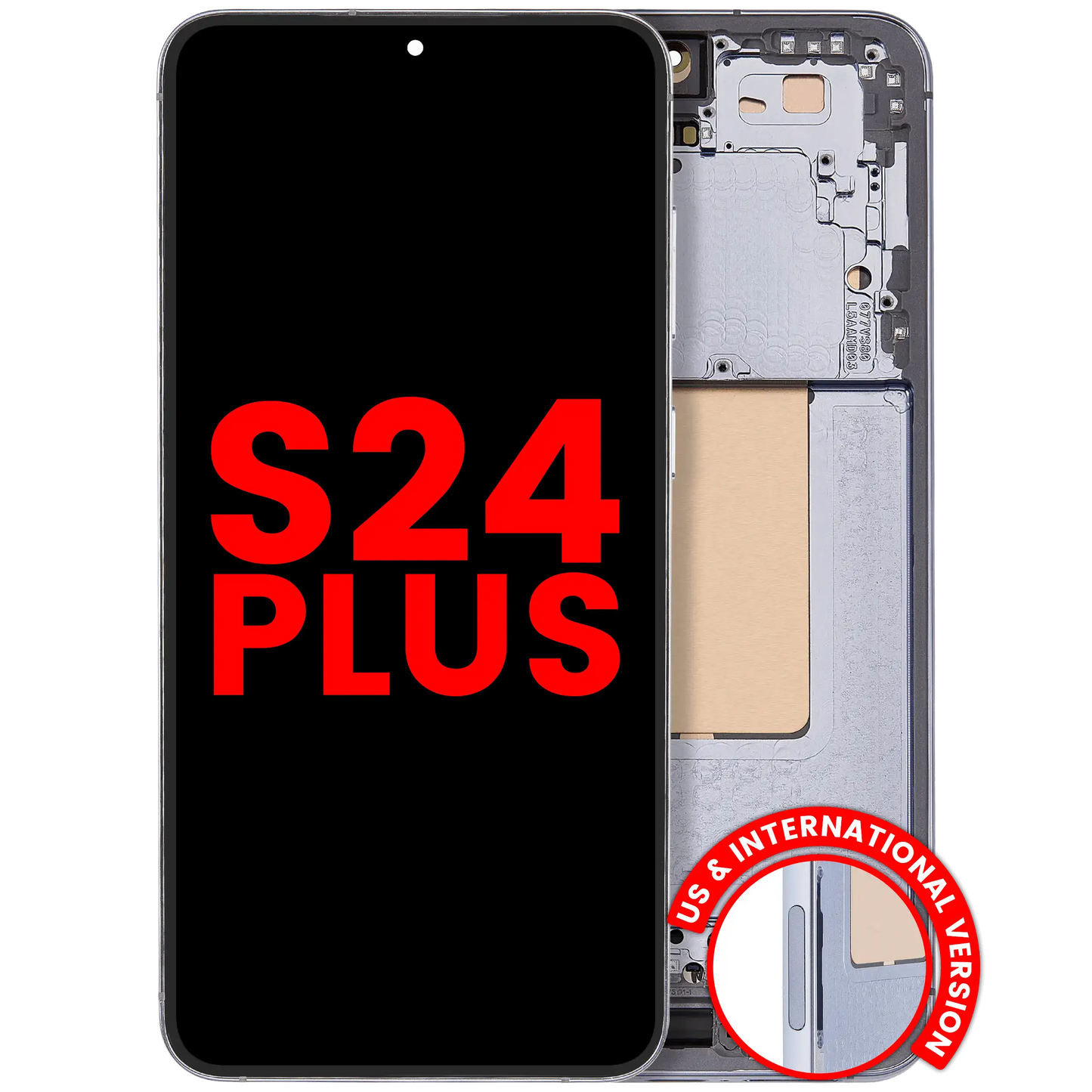 OLED Assembly With Frame Compatible For Samsung Galaxy S24 Plus 5G (US & International Version) (Aftermarket Plus) (Sapphire Blue)
