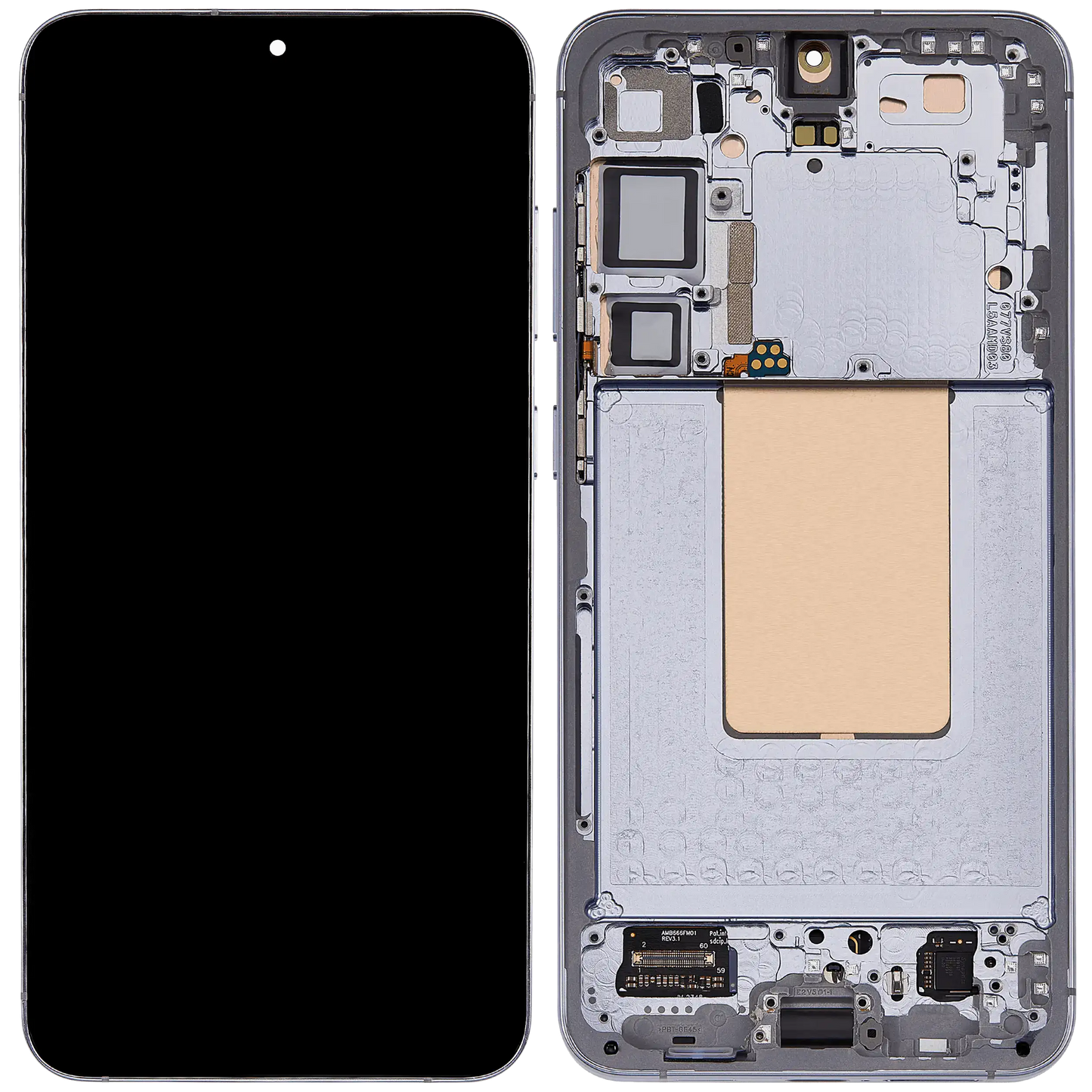 OLED Assembly With Frame Compatible For Samsung Galaxy S24 Plus 5G (US & International Version) (Aftermarket Plus) (Sapphire Blue)