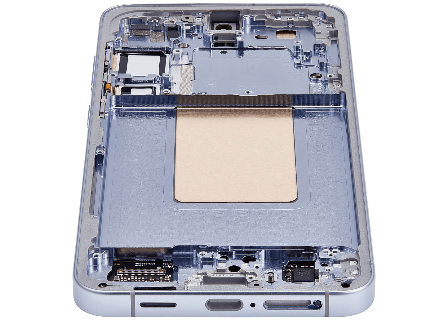 OLED Assembly With Frame Compatible For Samsung Galaxy S24 Plus 5G (US & International Version) (Aftermarket Plus) (Sapphire Blue)