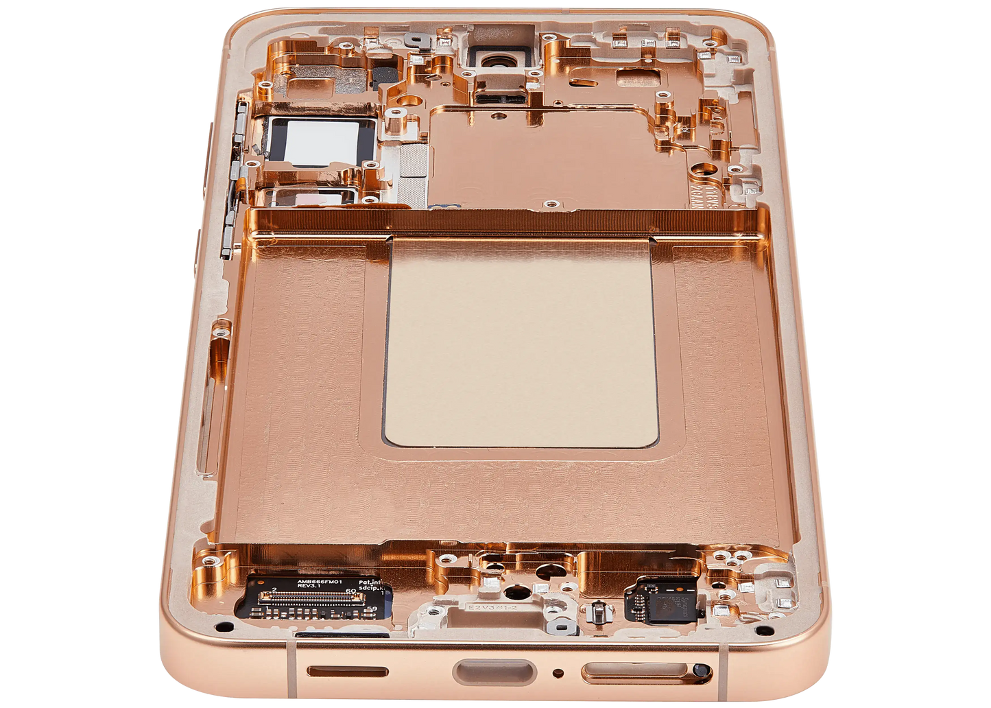 OLED Assembly With Frame Compatible For Samsung Galaxy S24 Plus 5G (US & International Version) (Aftermarket Plus) (Sandstone Orange)