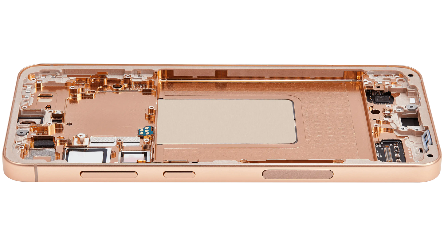 OLED Assembly With Frame Compatible For Samsung Galaxy S24 Plus 5G (US & International Version) (Aftermarket Plus) (Sandstone Orange)
