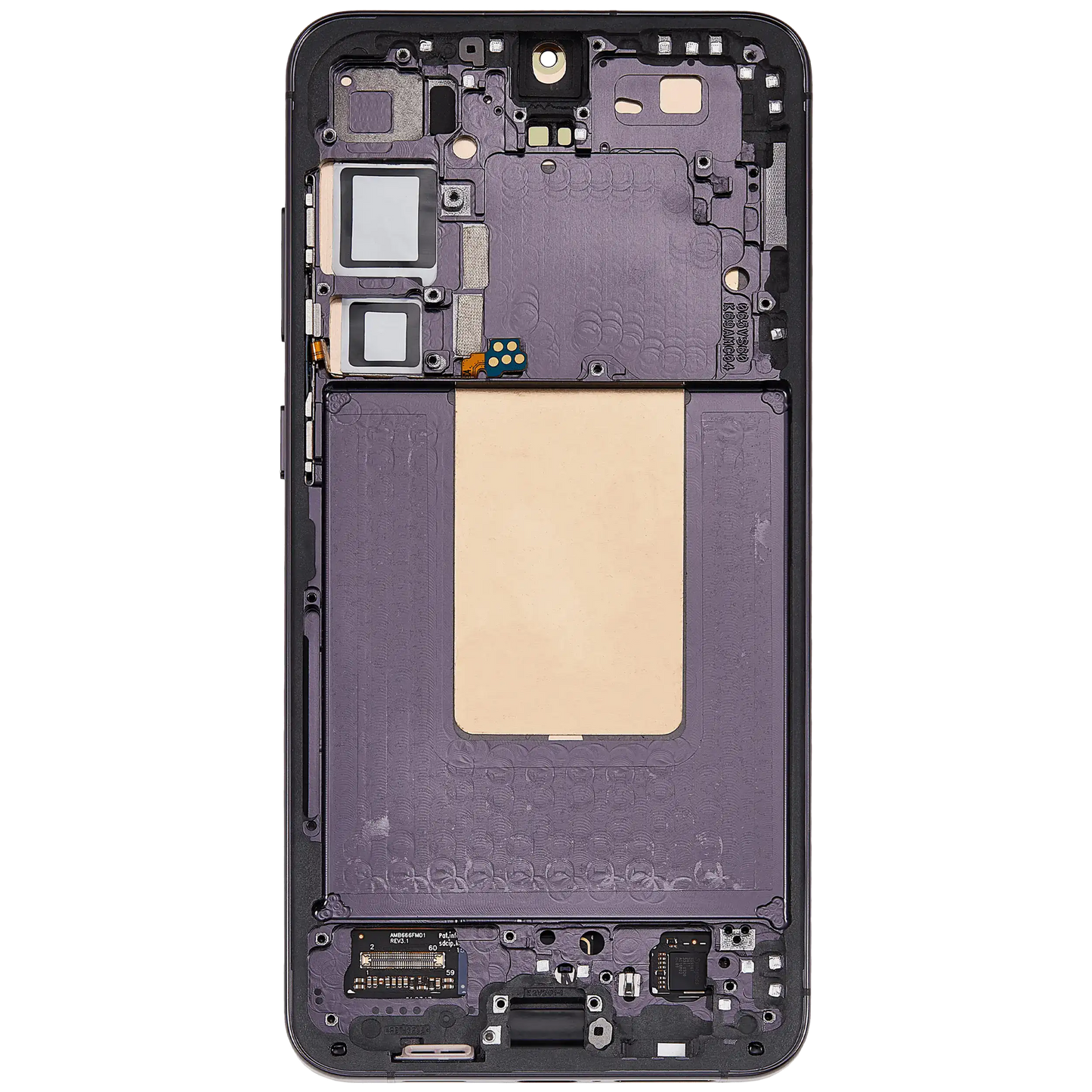 OLED Assembly With Frame Compatible For Samsung Galaxy S24 Plus 5G (US & International Version) (Aftermarket Plus) (Onyx Black)