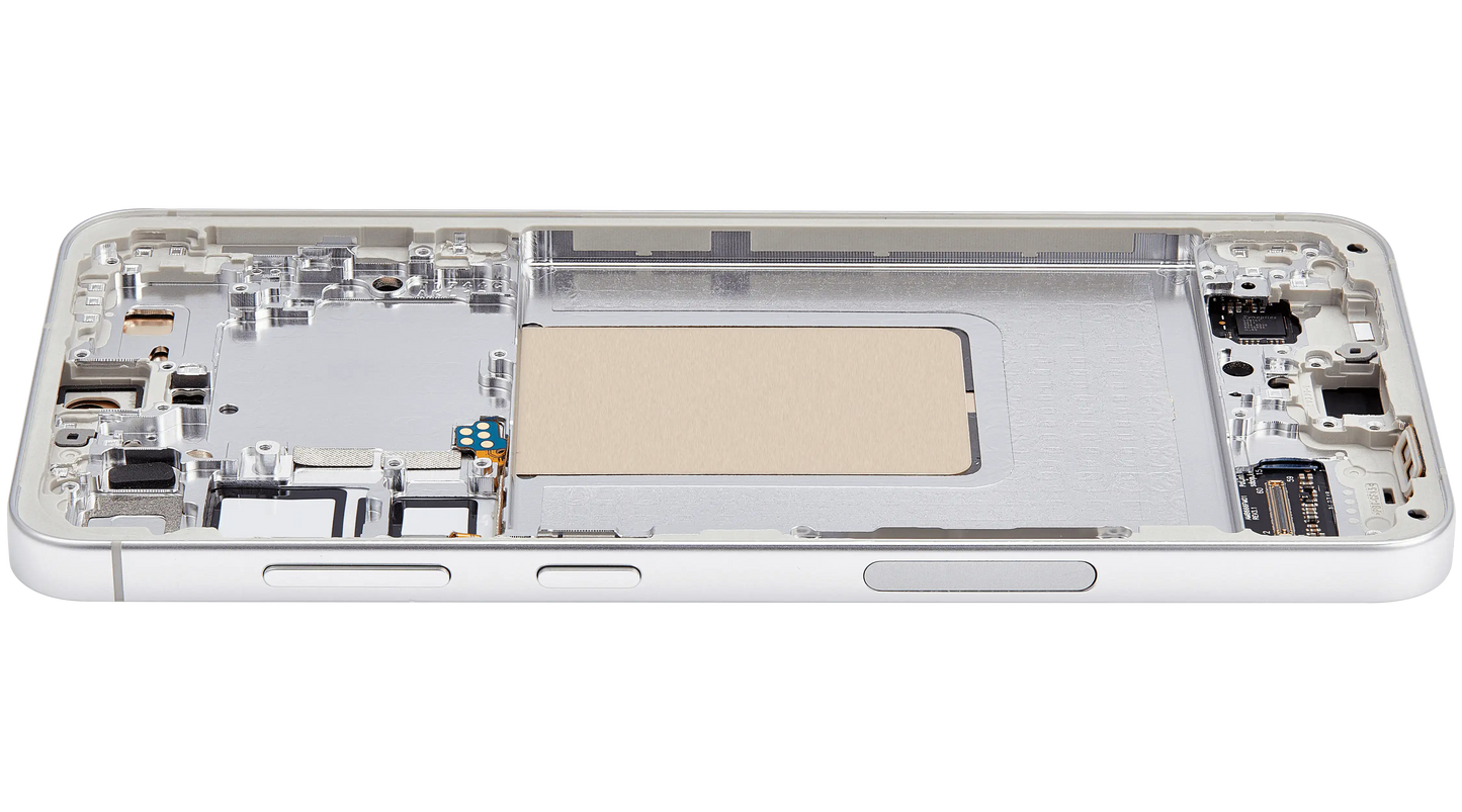 OLED Assembly With Frame Compatible For Samsung Galaxy S24 Plus 5G (US & International Version) (Aftermarket Plus) (Marble Grey)