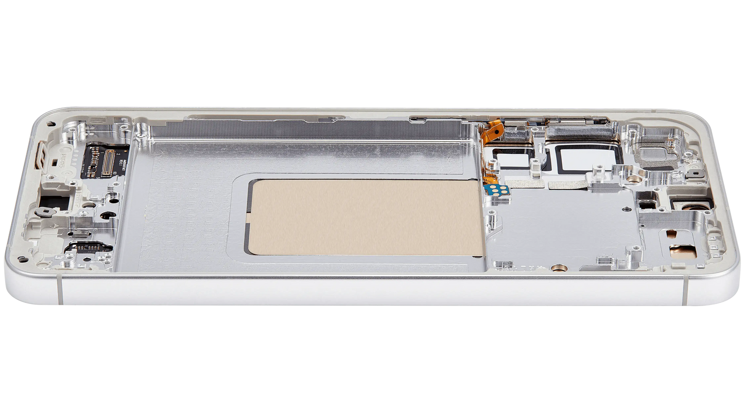 OLED Assembly With Frame Compatible For Samsung Galaxy S24 Plus 5G (US & International Version) (Aftermarket Plus) (Marble Grey)