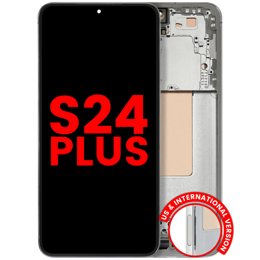 OLED Assembly With Frame Compatible For Samsung Galaxy S24 Plus 5G (US & International Version) (Aftermarket Plus) (Jade Green)