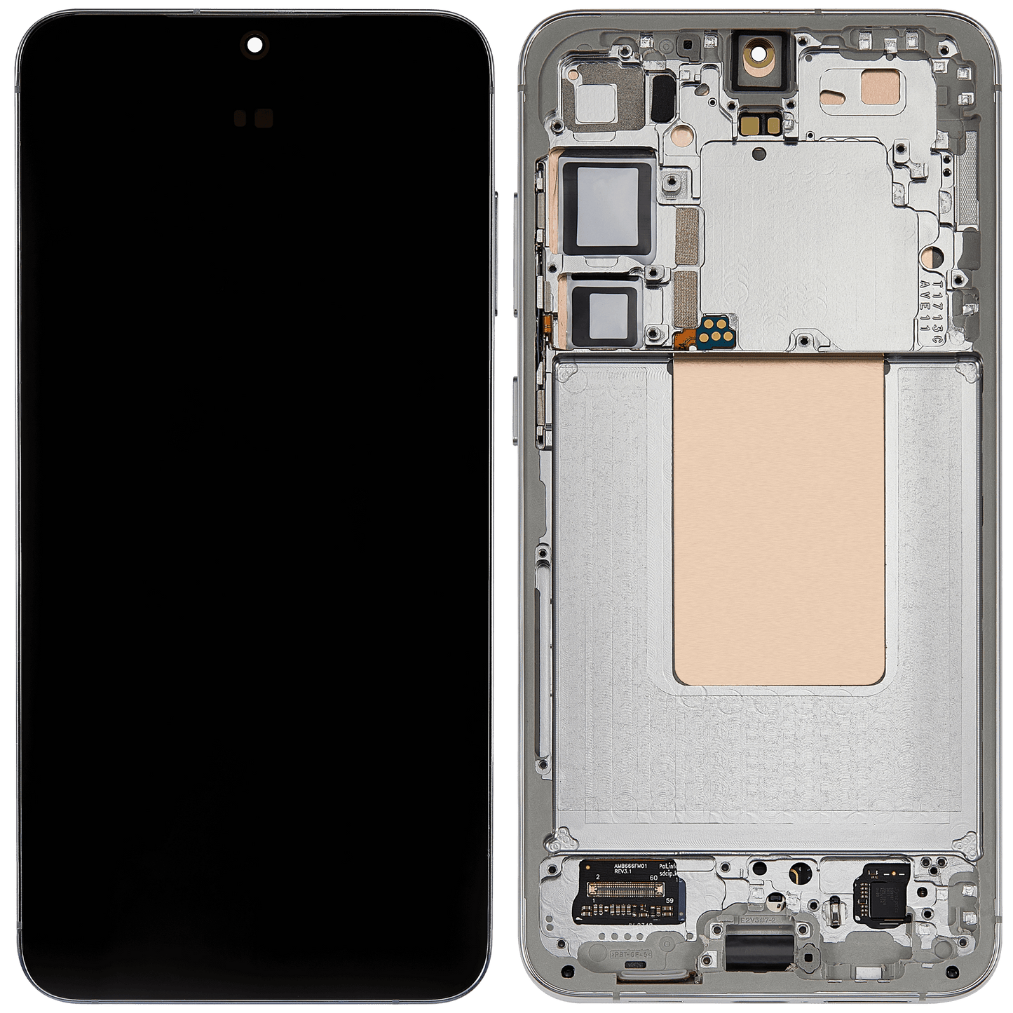 OLED Assembly With Frame Compatible For Samsung Galaxy S24 Plus 5G (US & International Version) (Aftermarket Plus) (Jade Green)
