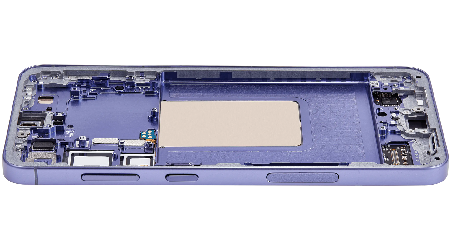 OLED Assembly With Frame Compatible For Samsung Galaxy S24 Plus 5G (US & International Version) (Aftermarket Plus) (Cobalt Violet)