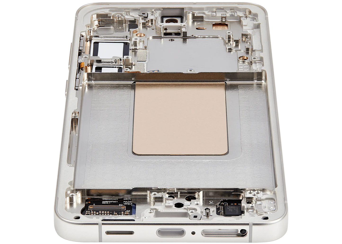 OLED Assembly With Frame Compatible For Samsung Galaxy S24 Plus 5G (US & International Version) (Aftermarket Plus) (Amber Yellow)