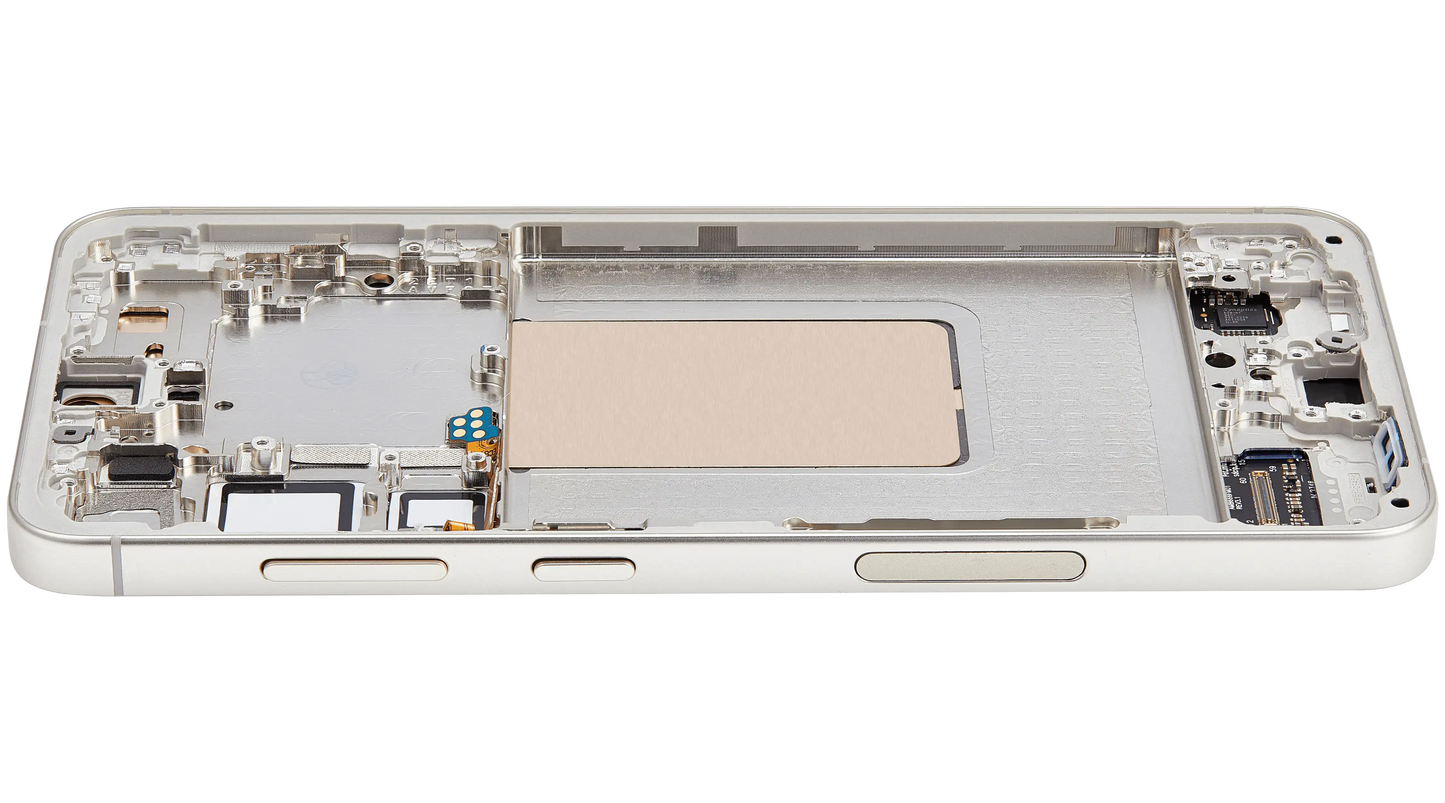 OLED Assembly With Frame Compatible For Samsung Galaxy S24 Plus 5G (US & International Version) (Aftermarket Plus) (Amber Yellow)