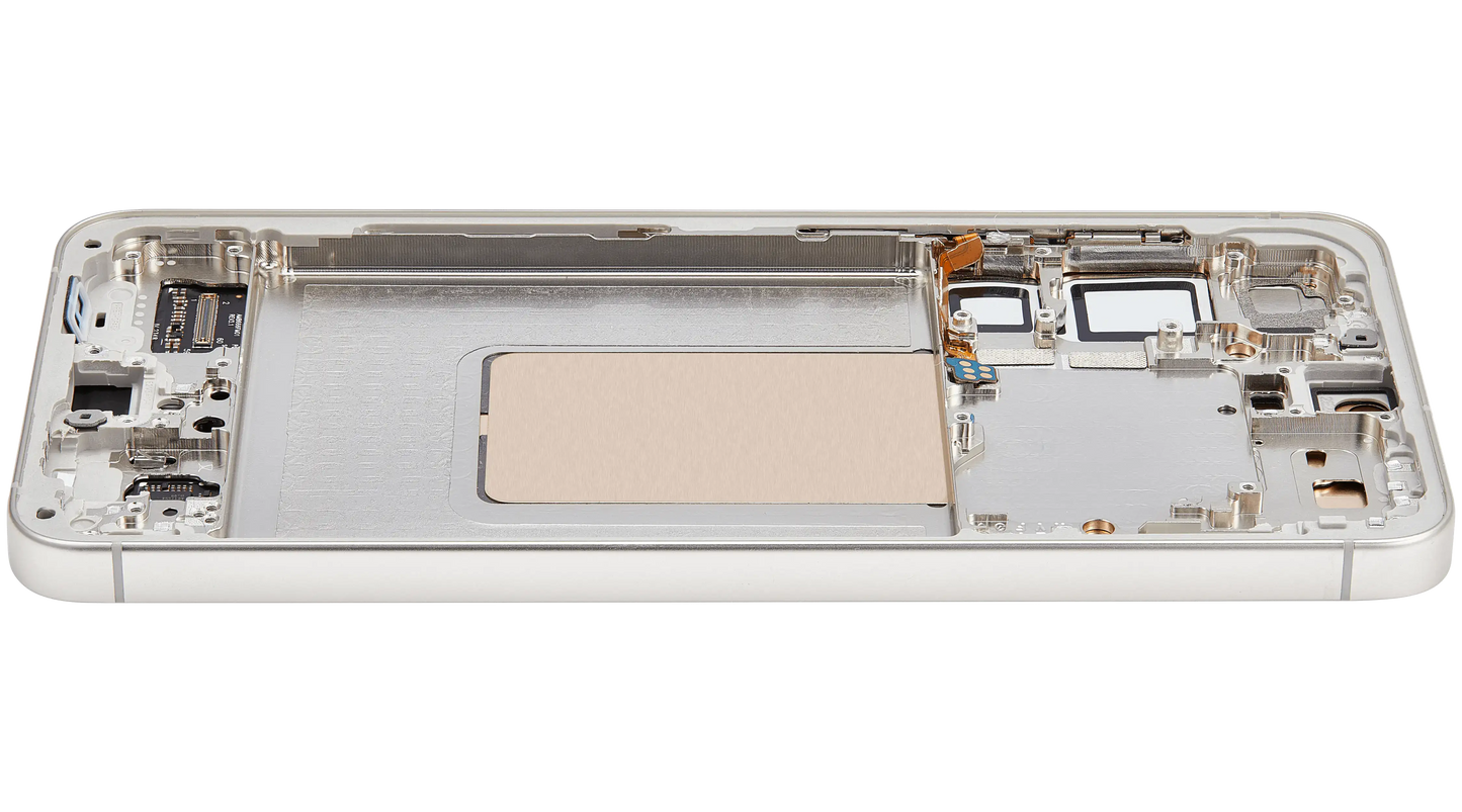 OLED Assembly With Frame Compatible For Samsung Galaxy S24 Plus 5G (US & International Version) (Aftermarket Plus) (Amber Yellow)