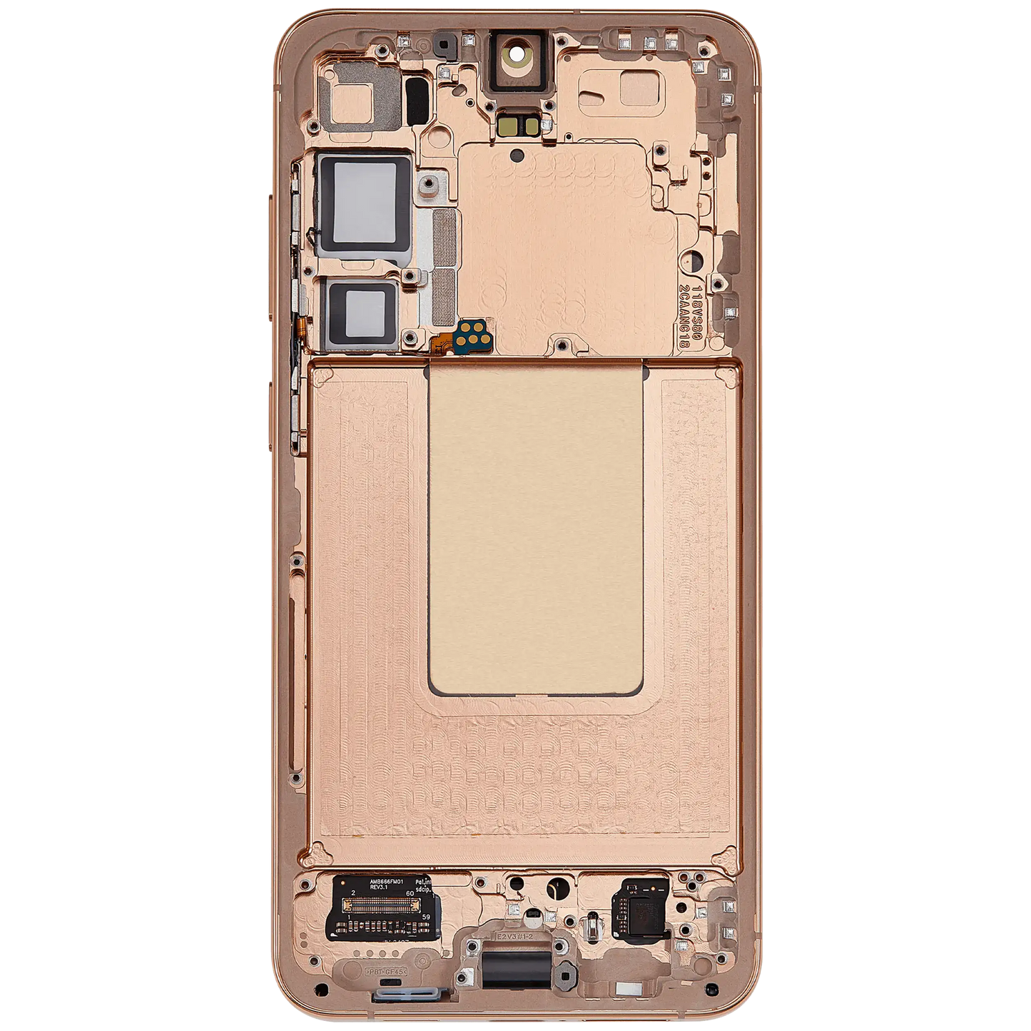OLED Assembly With Frame For Samsung Galaxy S24 Plus 5G (US & International Version) (Service Pack) (Sandstone Orange)