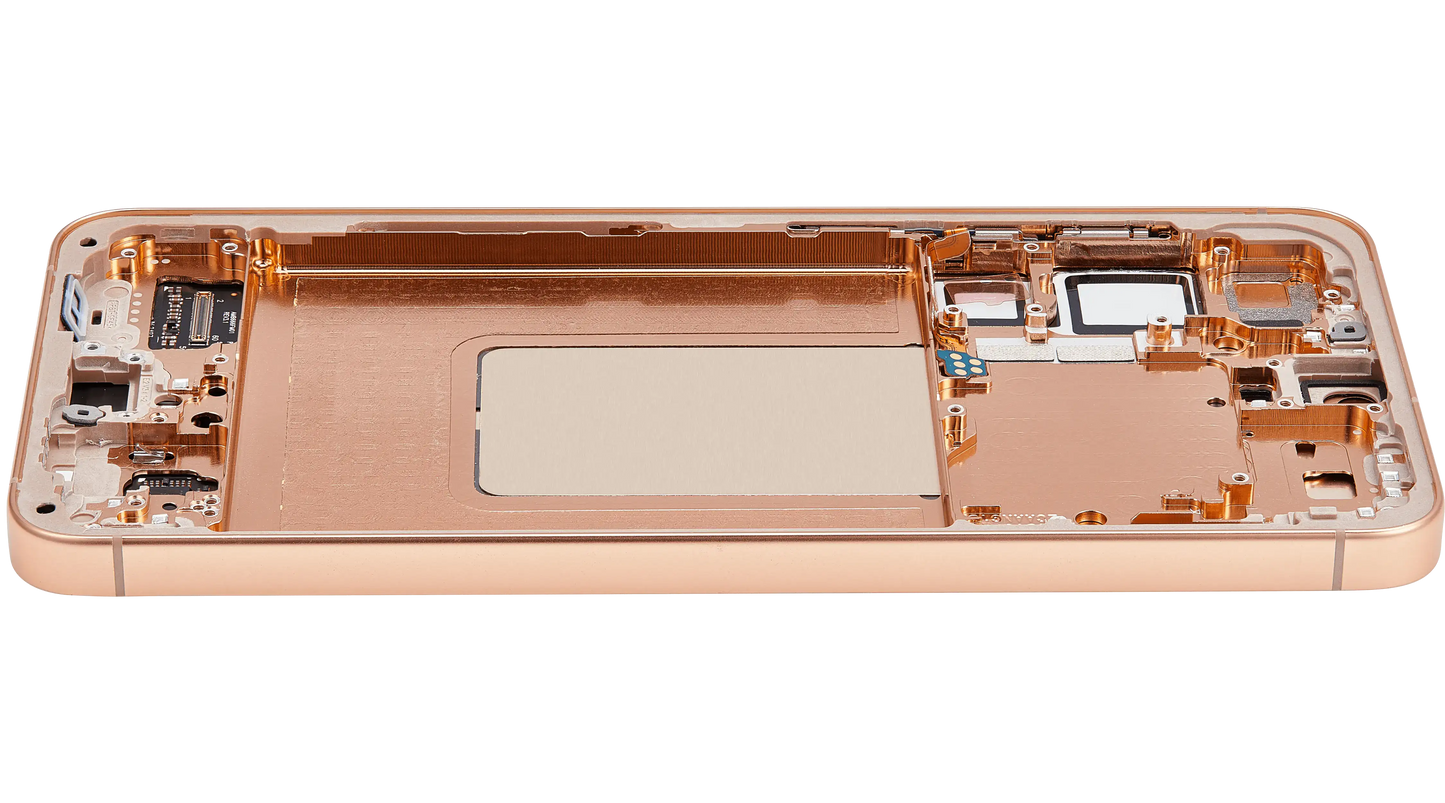 OLED Assembly With Frame For Samsung Galaxy S24 Plus 5G (US & International Version) (Service Pack) (Sandstone Orange)